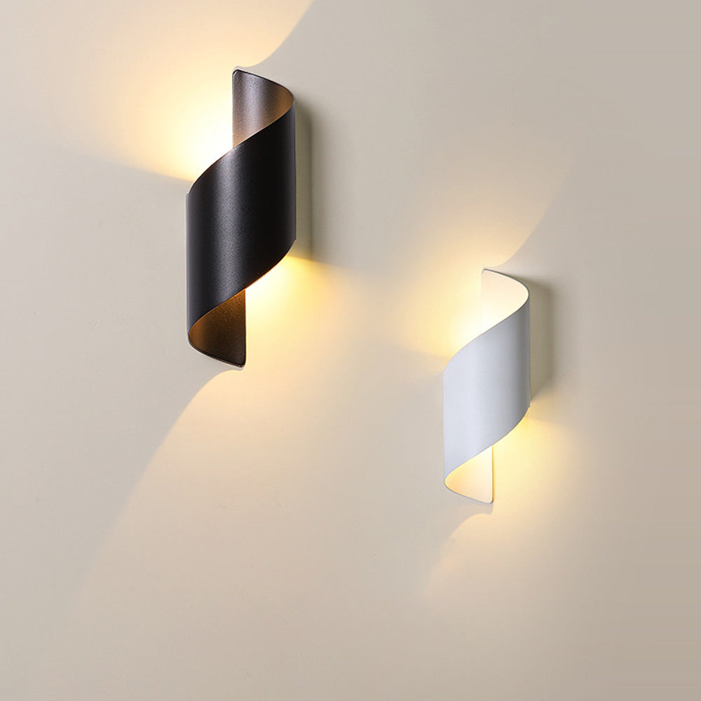 Sleek Minimalist LED Wall Sconce - Up/Down Lighting Aluminum Fixture