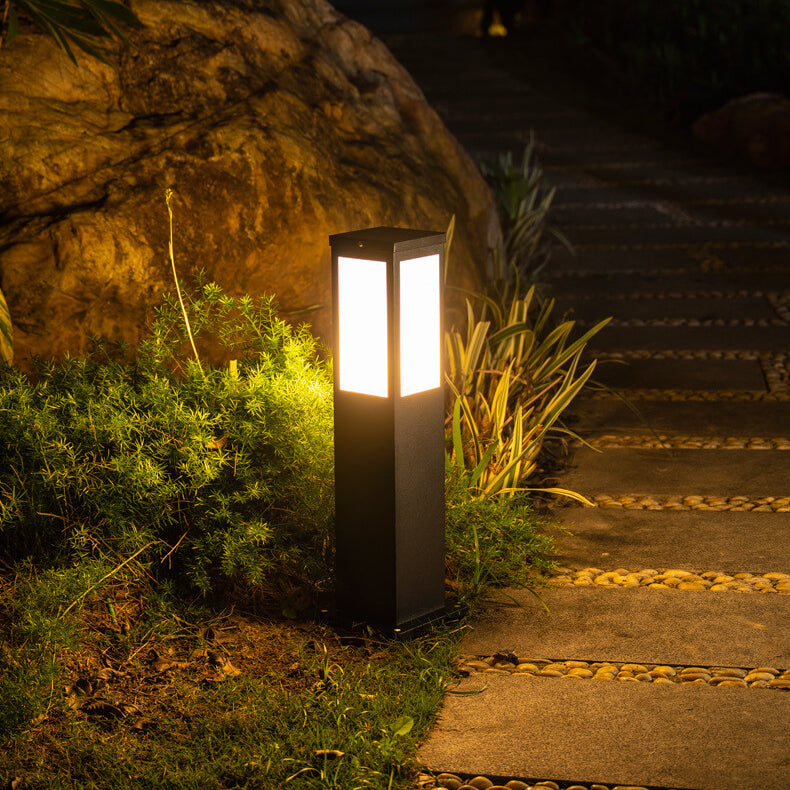 Modern Solar Path Light | Waterproof Outdoor Garden Column Lamp for Driveway