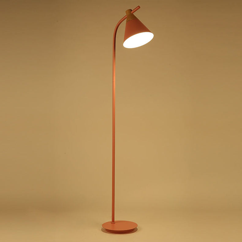 Nordic Macaron Cone Floor Lamp