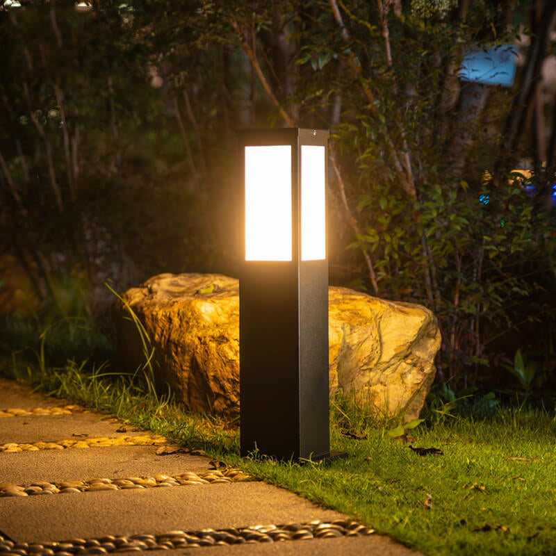 Modern Solar Path Light | Waterproof Outdoor Garden Column Lamp for Driveway