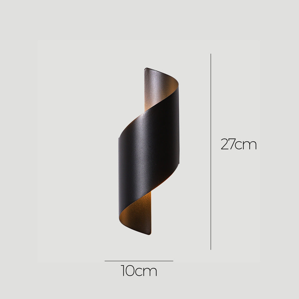 Sleek Minimalist LED Wall Sconce - Up/Down Lighting Aluminum Fixture