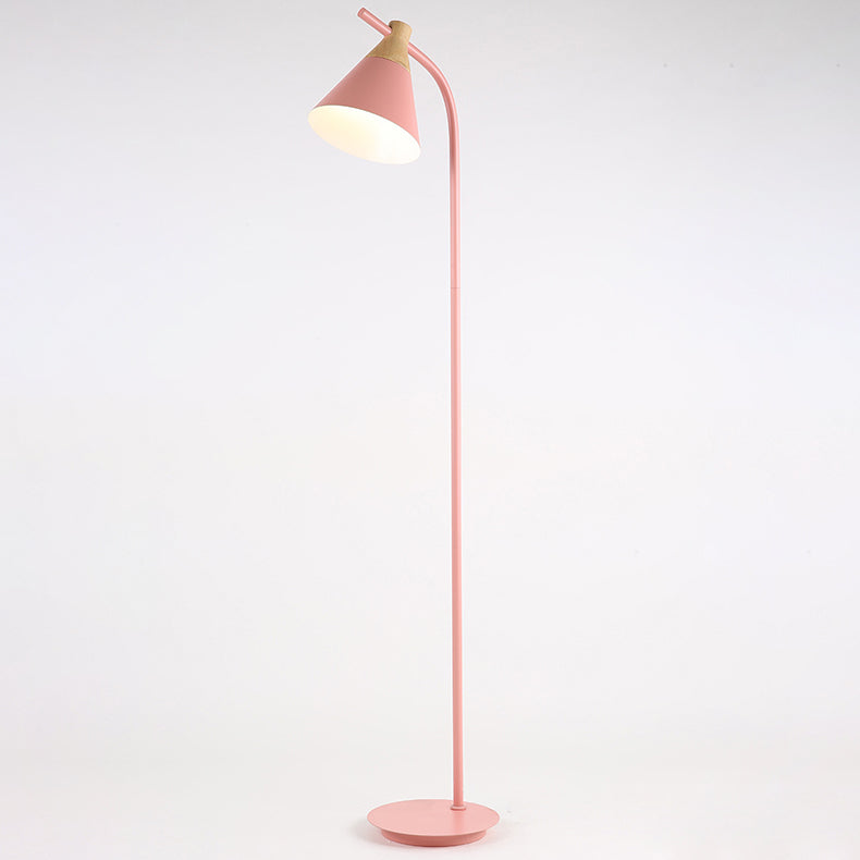 Nordic Macaron Cone Floor Lamp