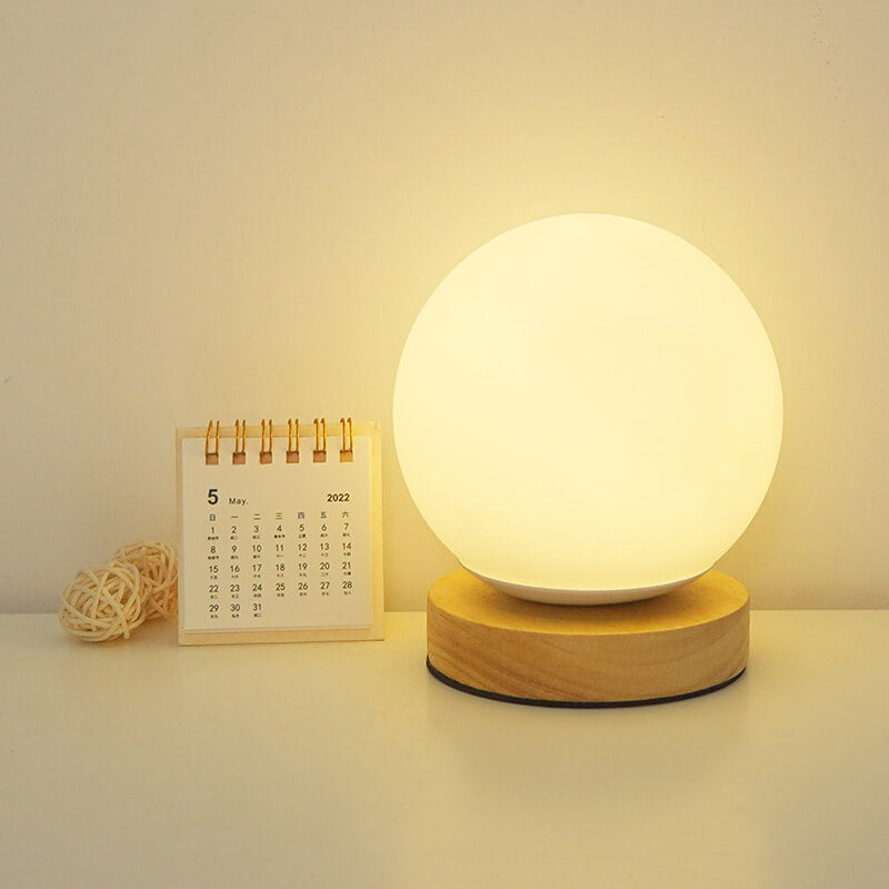 Modern Rechargeable LED Night Light | Minimalist USB Touch Table Lamp