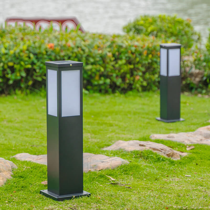 Modern Solar Path Light | Waterproof Outdoor Garden Column Lamp for Driveway