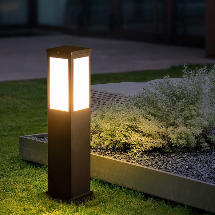 Modern Solar Path Light | Waterproof Outdoor Garden Column Lamp for Driveway