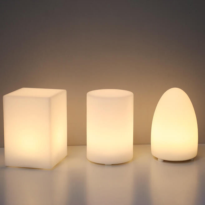 Modern Geometric Remote-Control LED Night Light – Creative Decorative Table Lamp