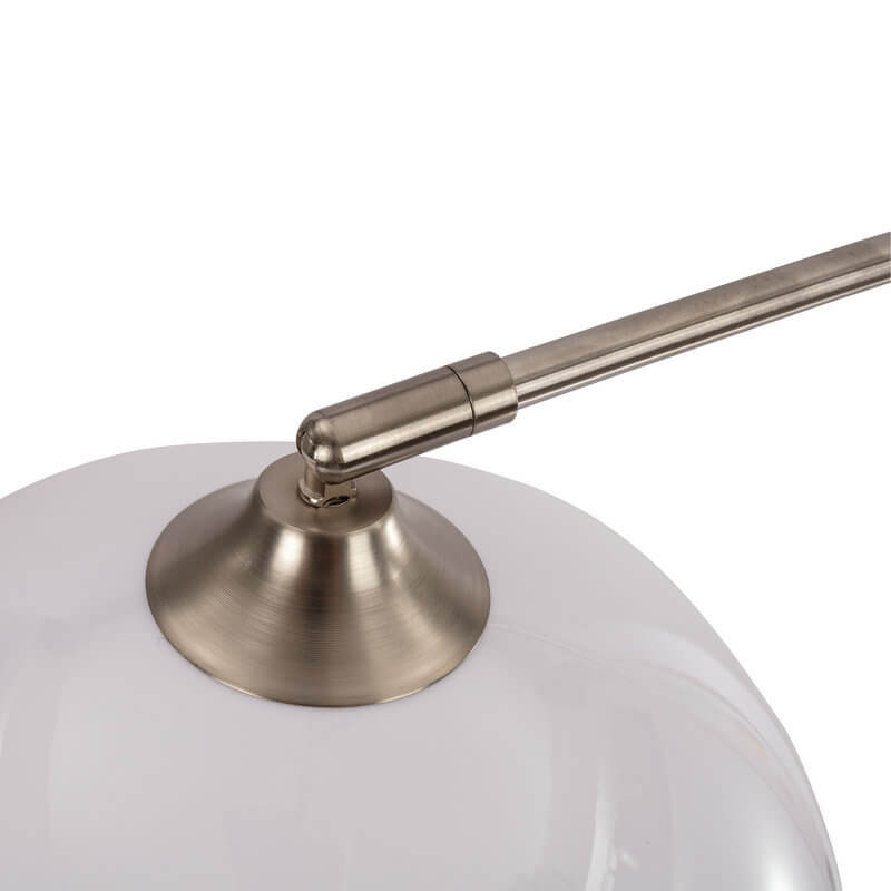 Modern Globe Floor Lamp | Acrylic Shade Arc Standing Lamp