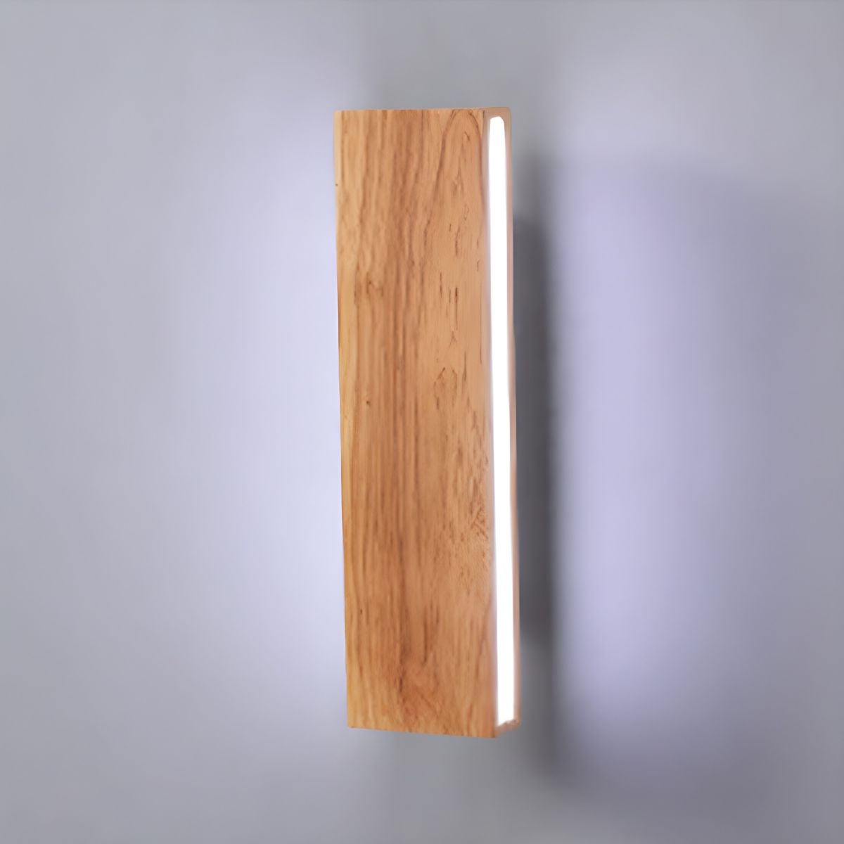 Rotatable Wood LED Wall Sconce - Modern Minimalist Bedside Reading Light
