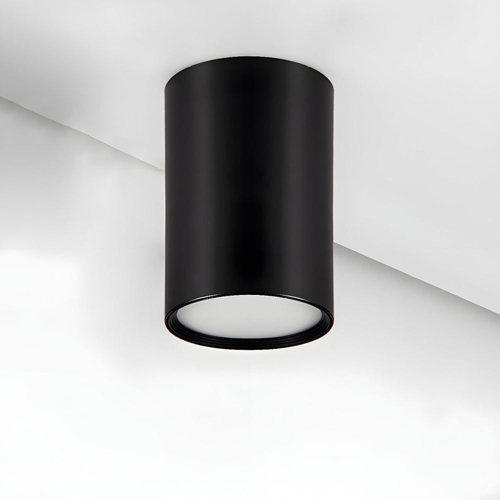 Modern Aluminum LED Downlight - Cylindrical Flush Mount Ceiling Light
