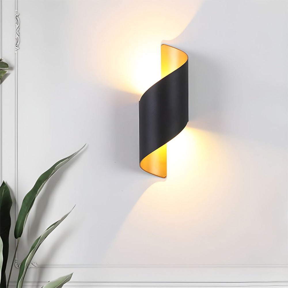 Sleek Minimalist LED Wall Sconce - Up/Down Lighting Aluminum Fixture