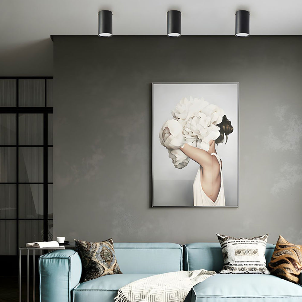 Modern Aluminum LED Downlight - Cylindrical Flush Mount Ceiling Light