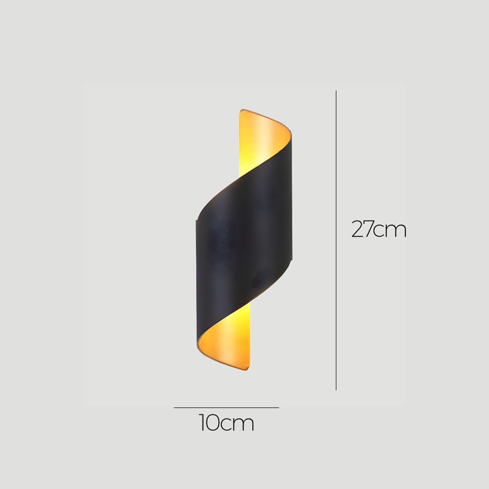 Sleek Minimalist LED Wall Sconce - Up/Down Lighting Aluminum Fixture