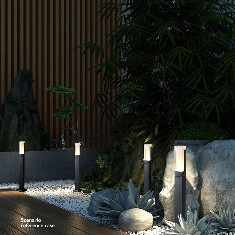 Outdoor LED Garden Light | Waterproof Acrylic Lawn Light Column
