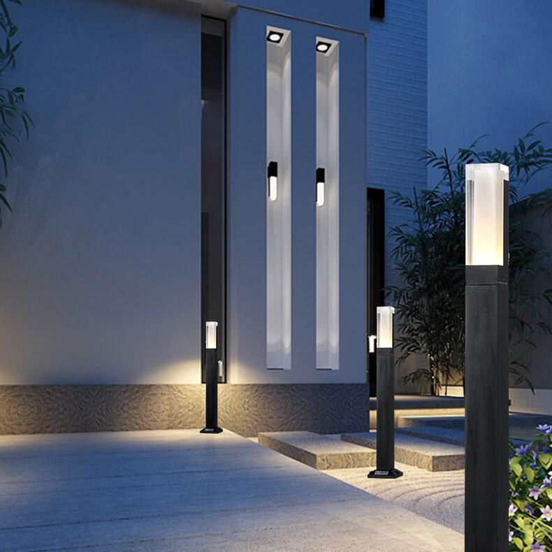 Outdoor LED Garden Light | Waterproof Acrylic Lawn Light Column