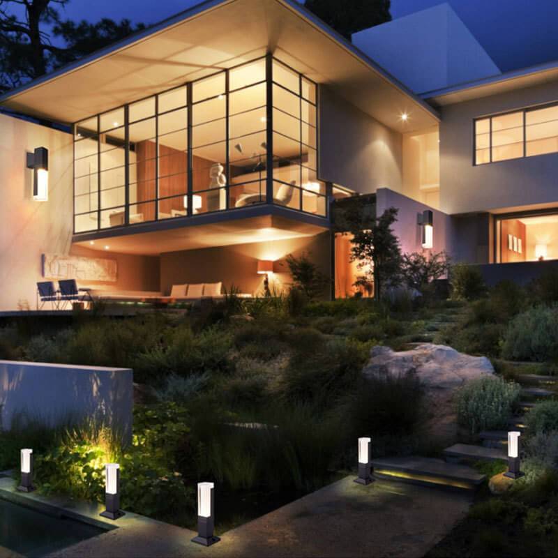 Outdoor LED Garden Light | Waterproof Acrylic Lawn Light Column