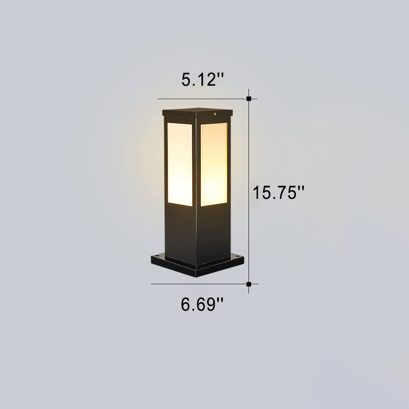 Modern Solar Path Light | Waterproof Outdoor Garden Column Lamp for Driveway