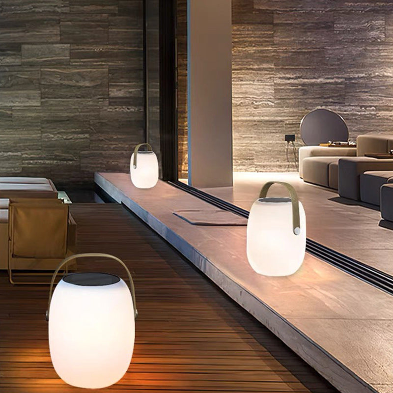 Solar LED Outdoor Lantern Light | Portable Waterproof Garden & Patio Lamp with Handle – Rechargeable Decorative Lighting