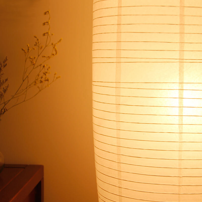Nordic Rice Paper Floor Lamp | Minimalist Column Standing Lamp