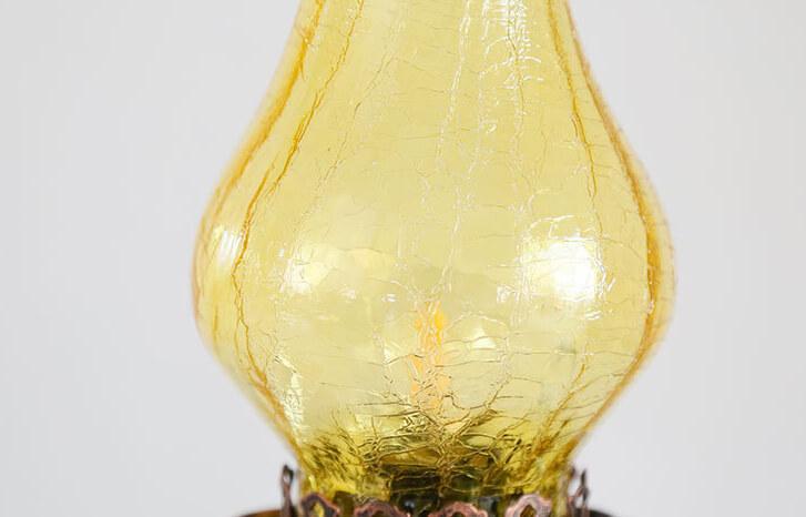 Vintage Kerosene Oil Lamp | Antique Retro Table Lamp for Rustic & Industrial Home Decor