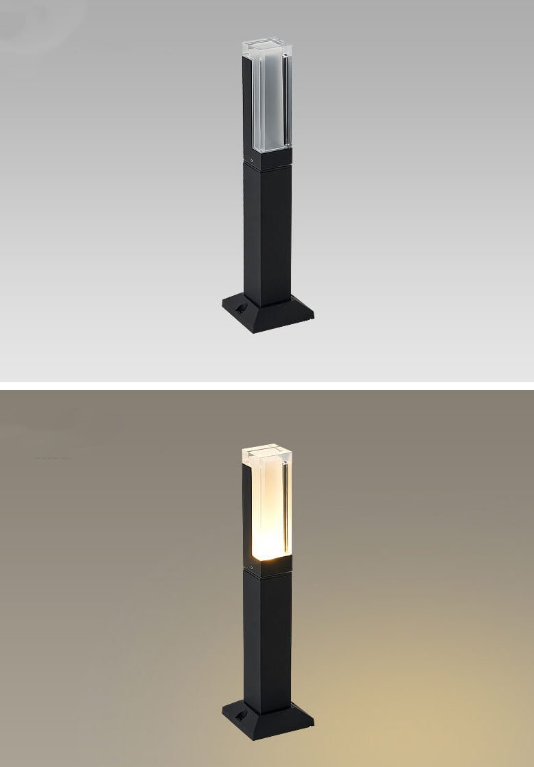 Outdoor LED Garden Light | Waterproof Acrylic Lawn Light Column