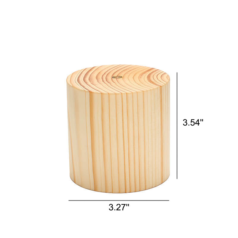 Wood LED Touch Night Light | Modern Wooden Table Lamp