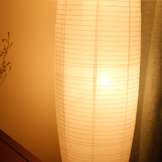 Nordic Rice Paper Floor Lamp | Minimalist Column Standing Lamp