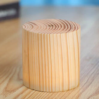 Wood LED Touch Night Light | Modern Wooden Table Lamp