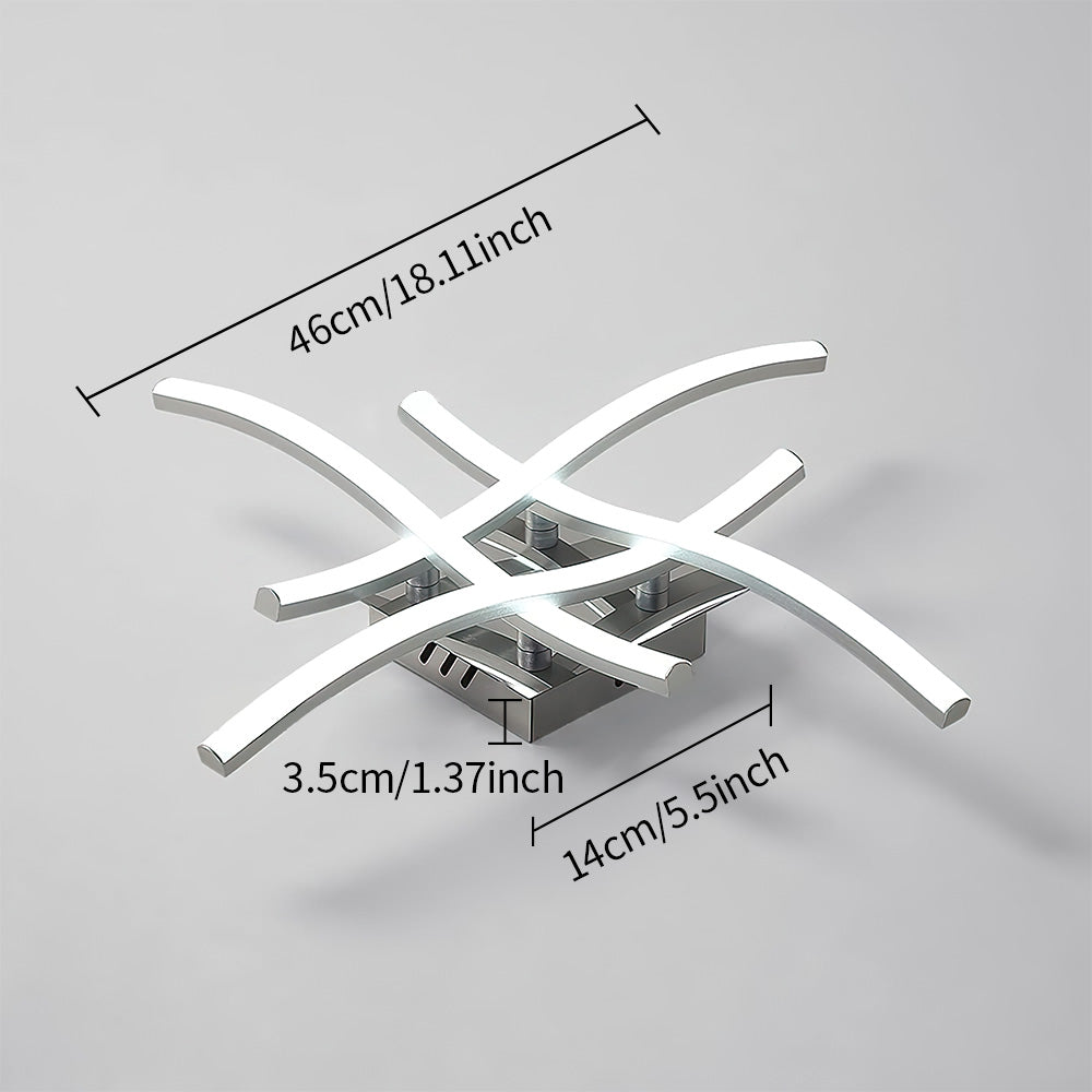 Modern LED Flush Mount Ceiling Light Aluminum Dimmable