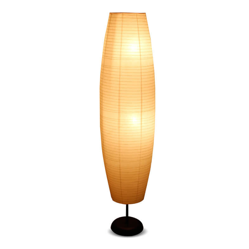 Nordic Rice Paper Floor Lamp | Minimalist Column Standing Lamp