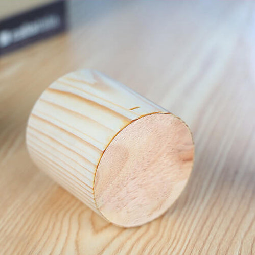 Wood LED Touch Night Light | Modern Wooden Table Lamp