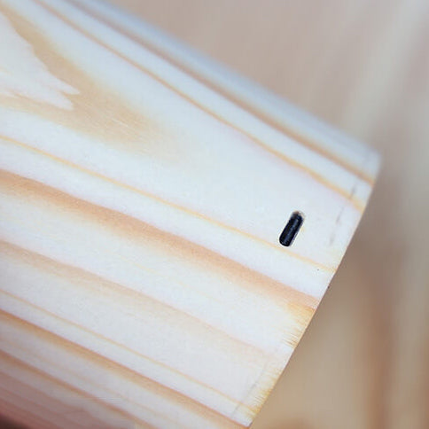 Wood LED Touch Night Light | Modern Wooden Table Lamp