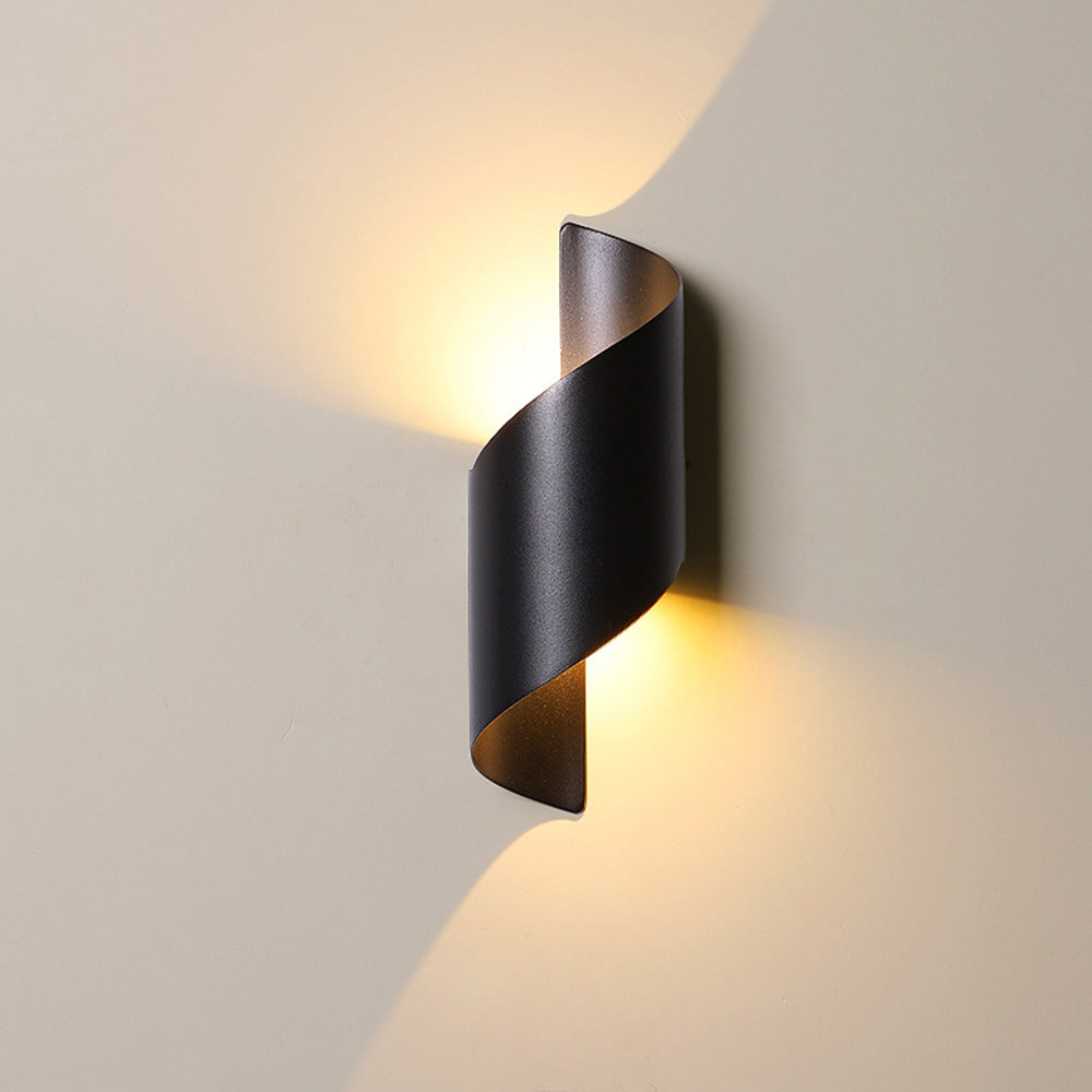 Sleek Minimalist LED Wall Sconce - Up/Down Lighting Aluminum Fixture