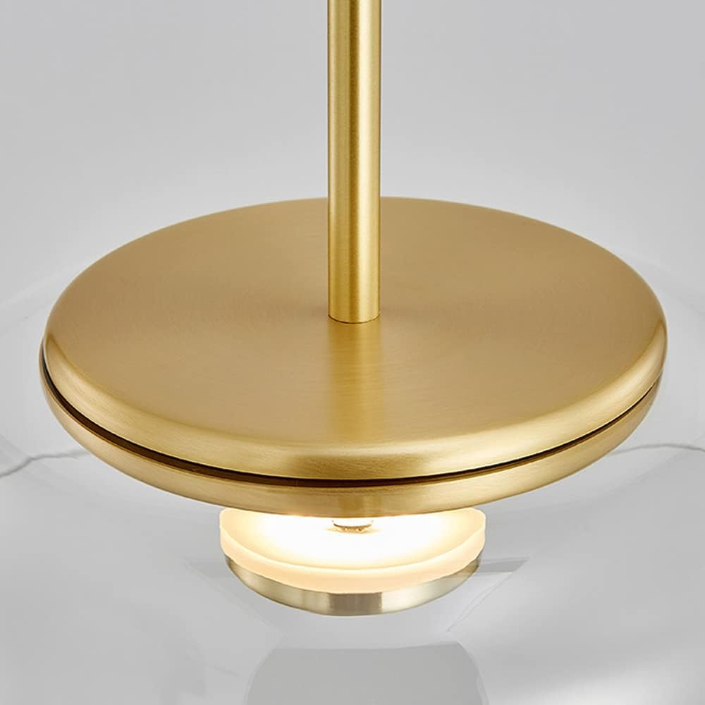 Modern Glass Pendant Light LED Single Dimmable