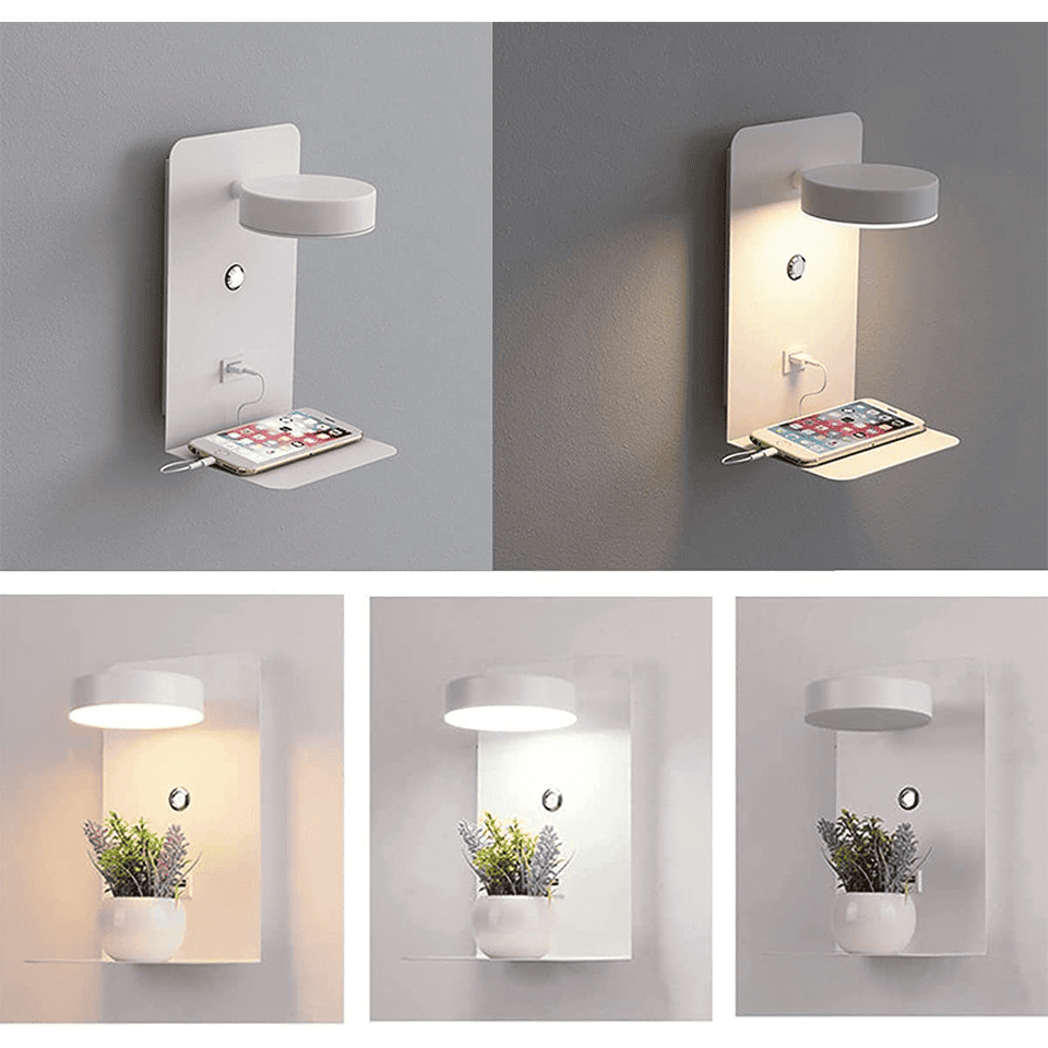 AuraLoom – Warm Glow Bedside Lamp for Stylish Comfort