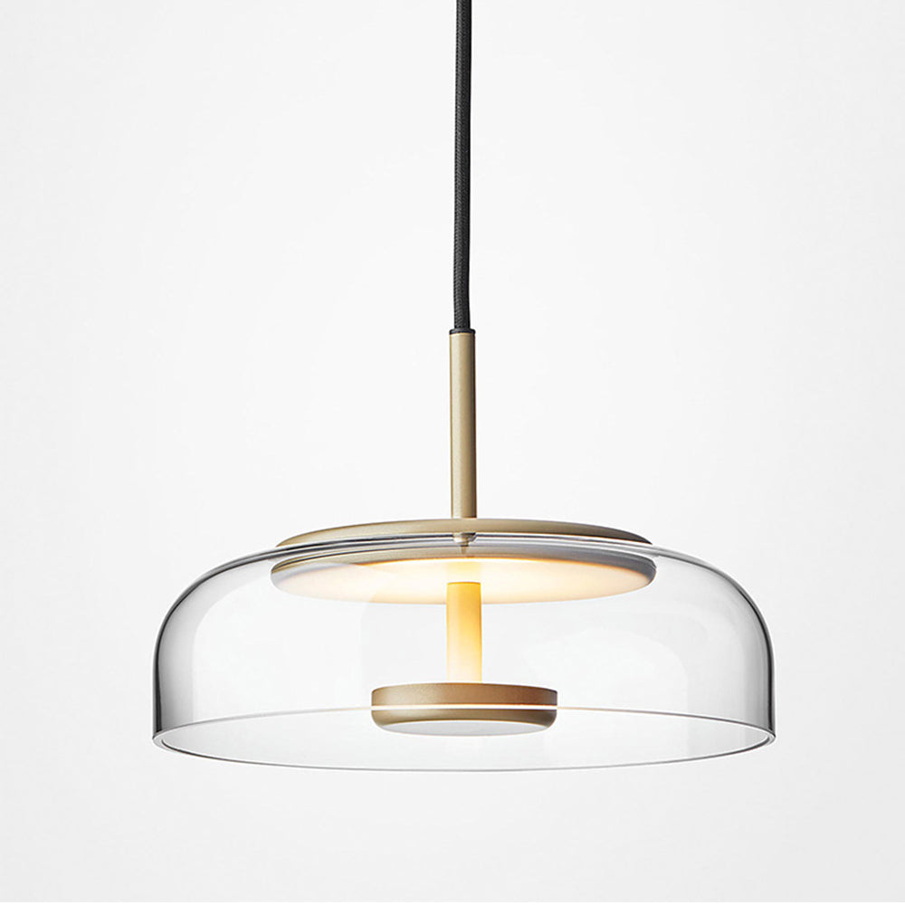Modern Glass Pendant Light LED Single Dimmable
