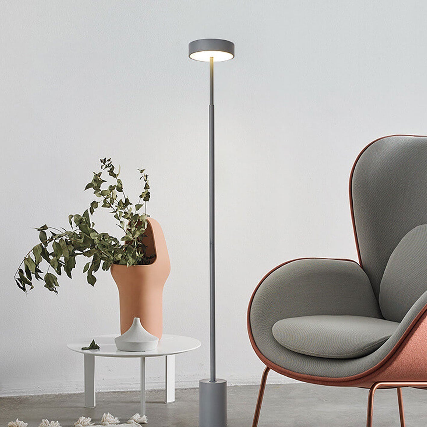 Slim LED Column Floor Lamp – Nordic Minimalist Lighting