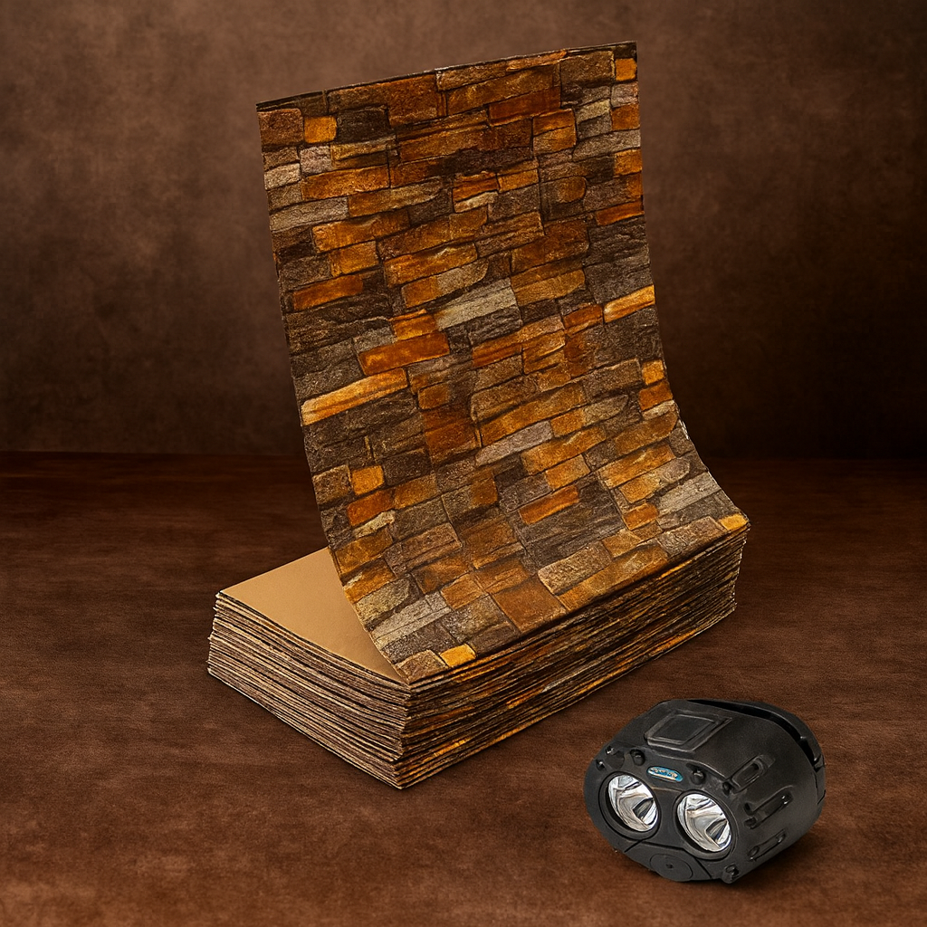 3D Brick Peel and Stick Wallpaper – Realistic Textured Wall Panels (DIY)