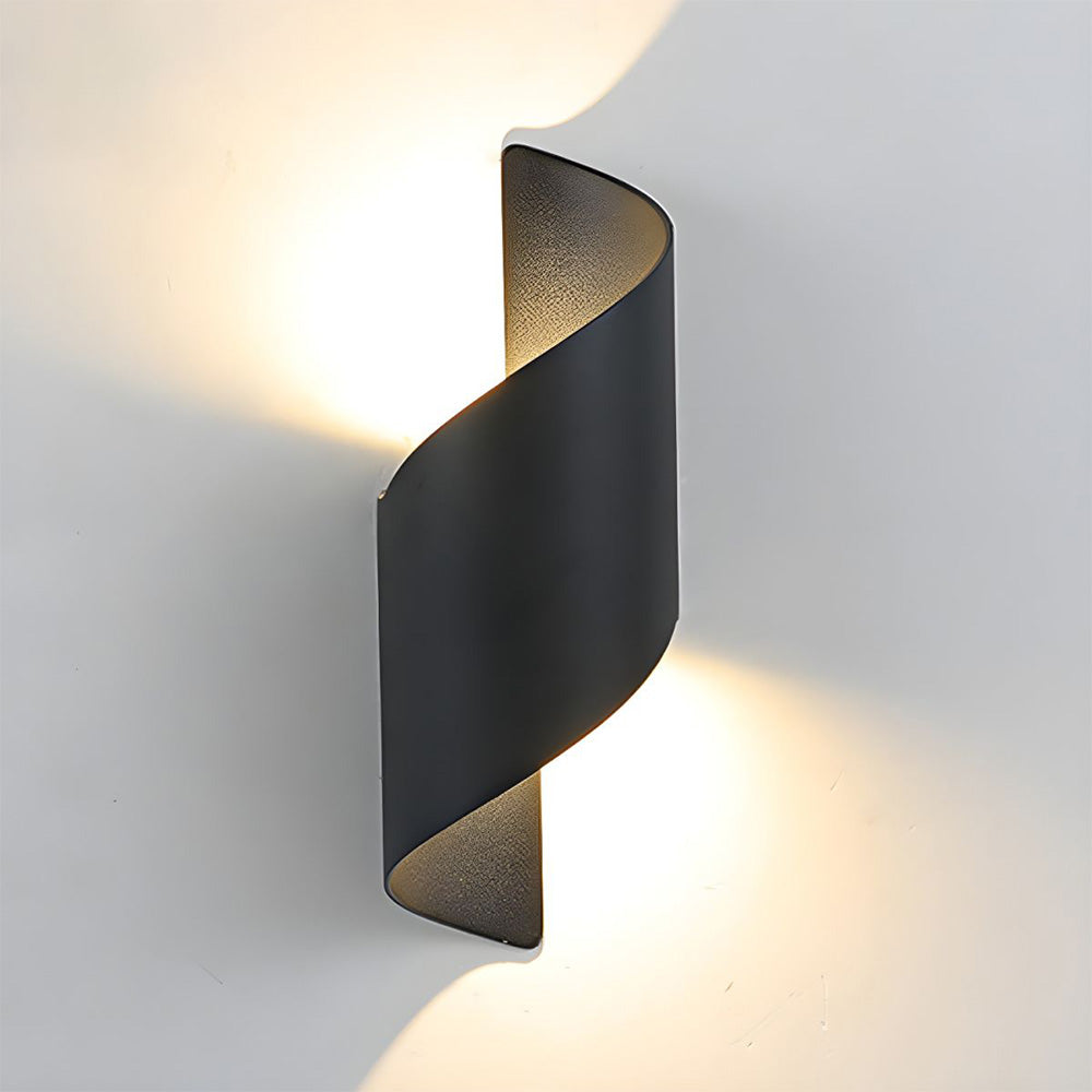 Sleek Minimalist LED Wall Sconce - Up/Down Lighting Aluminum Fixture