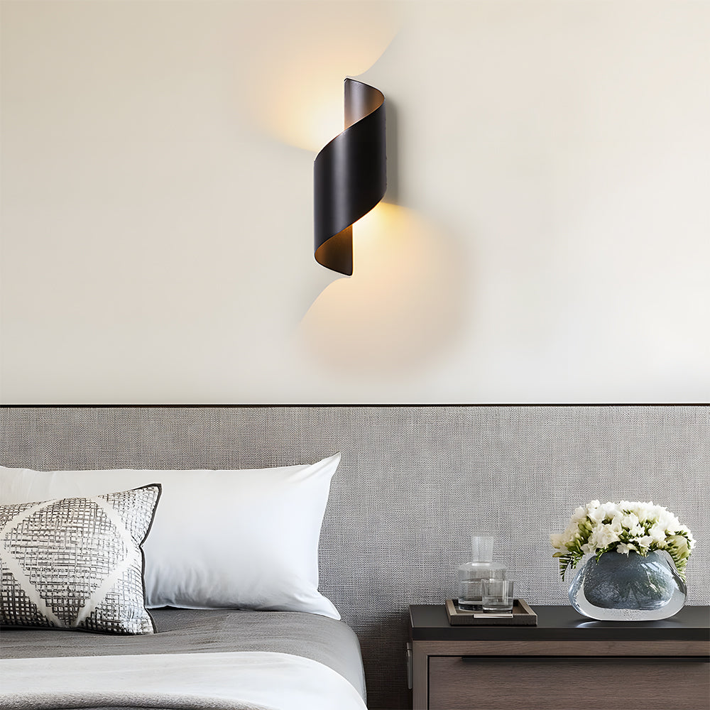 Sleek Minimalist LED Wall Sconce - Up/Down Lighting Aluminum Fixture