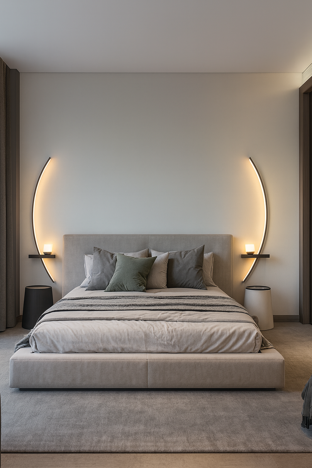 LIVIA | Modern LED Sculptural Wall Sconce with Ambient Light
