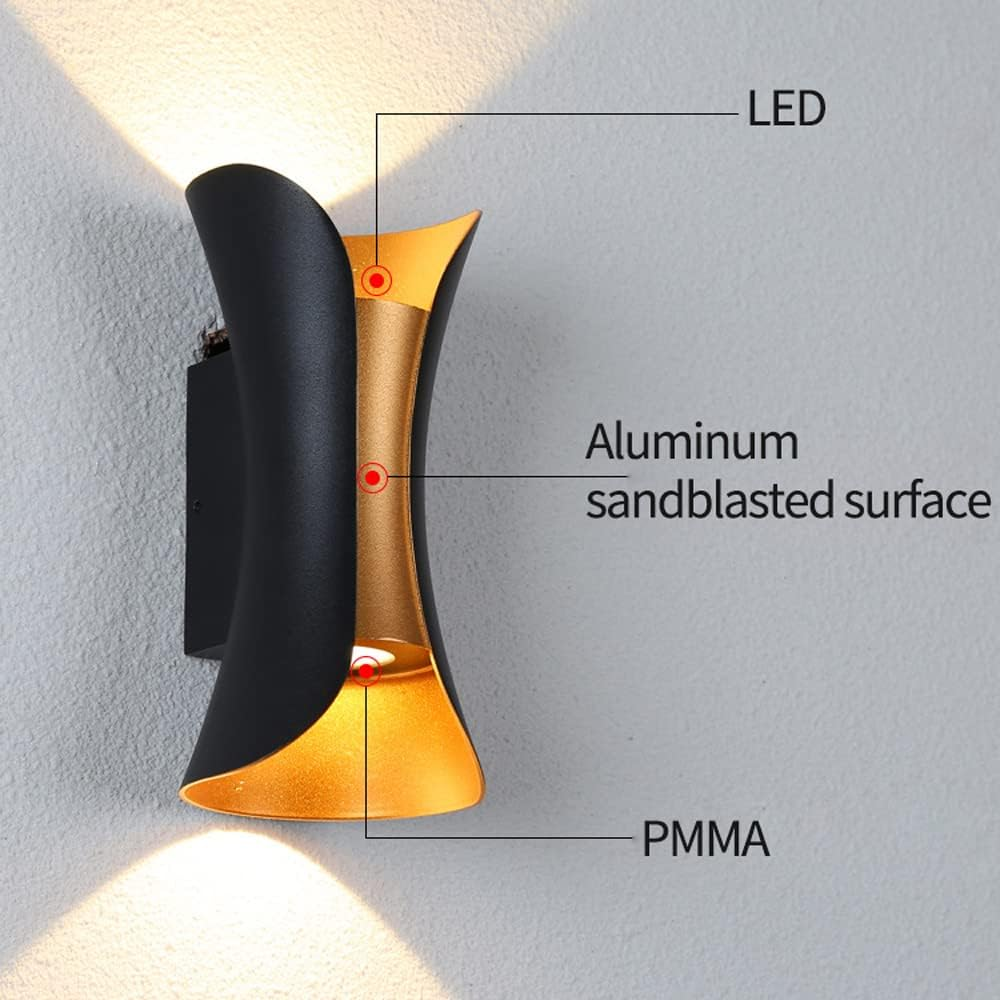 Outdoor LED Wall Light - IP65 Waterproof Aluminum Up/Down Sconce