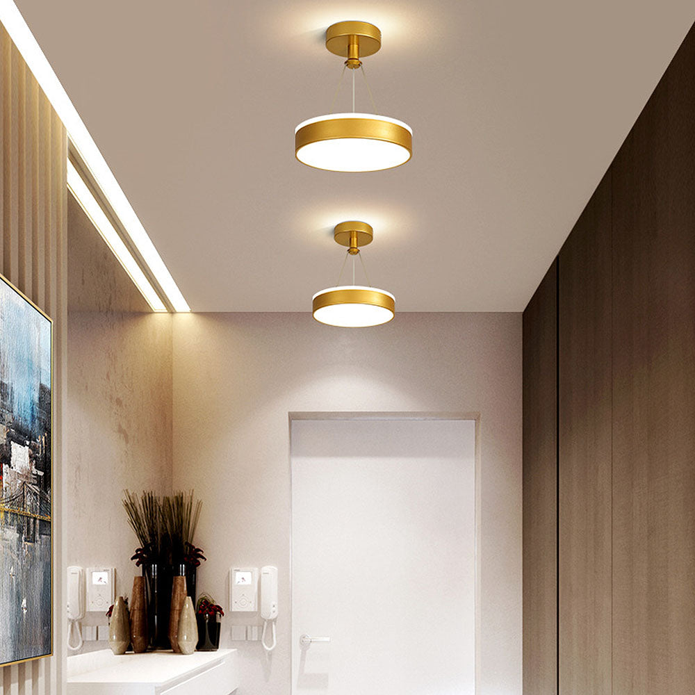 Modern LED Pendant Light Metal Single or Cluster