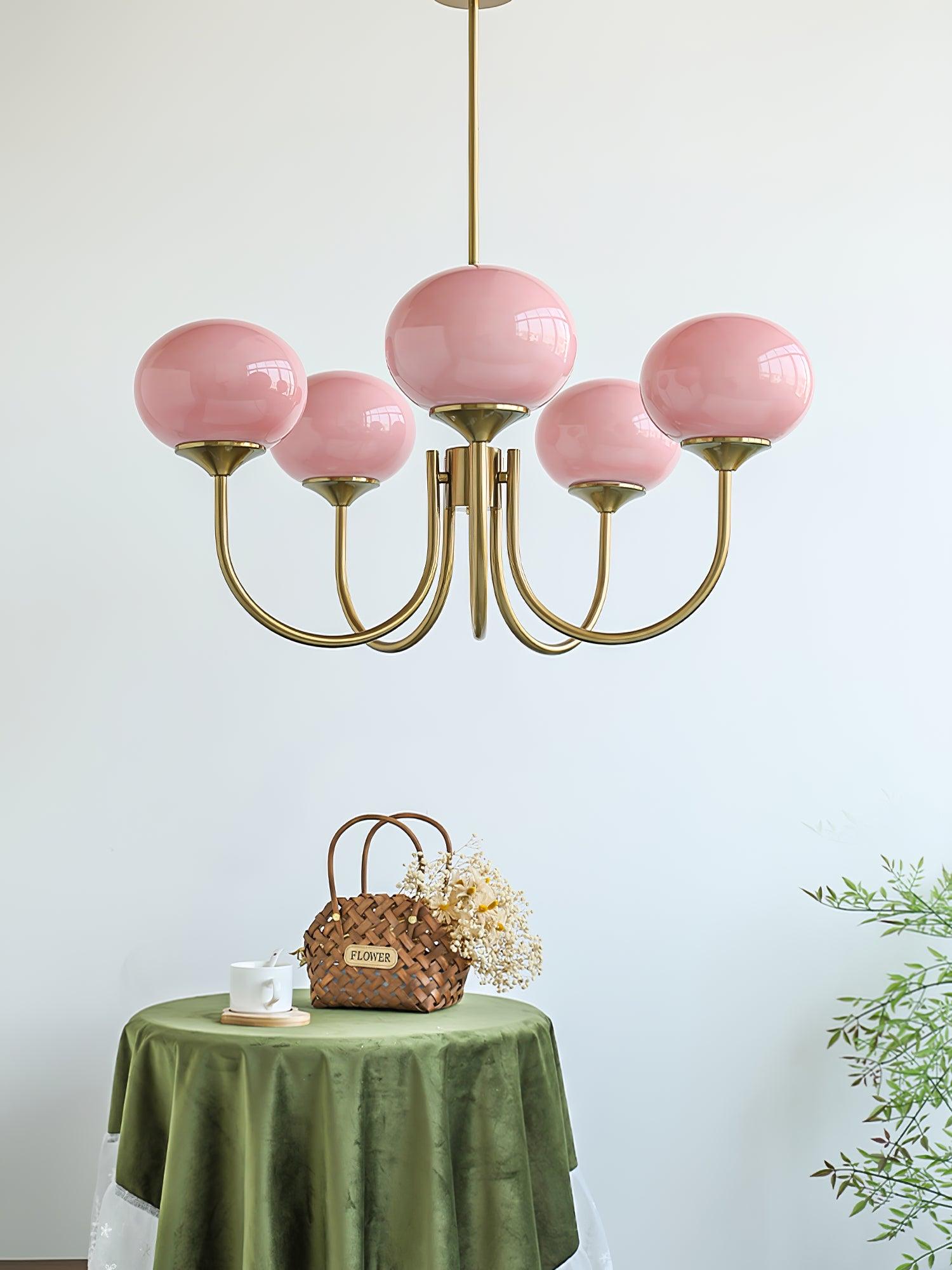AuroraGlow - Marshmallow Chandelier