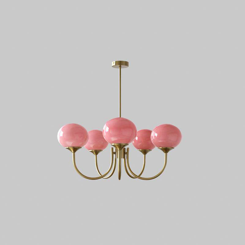 AuroraGlow - Marshmallow Chandelier