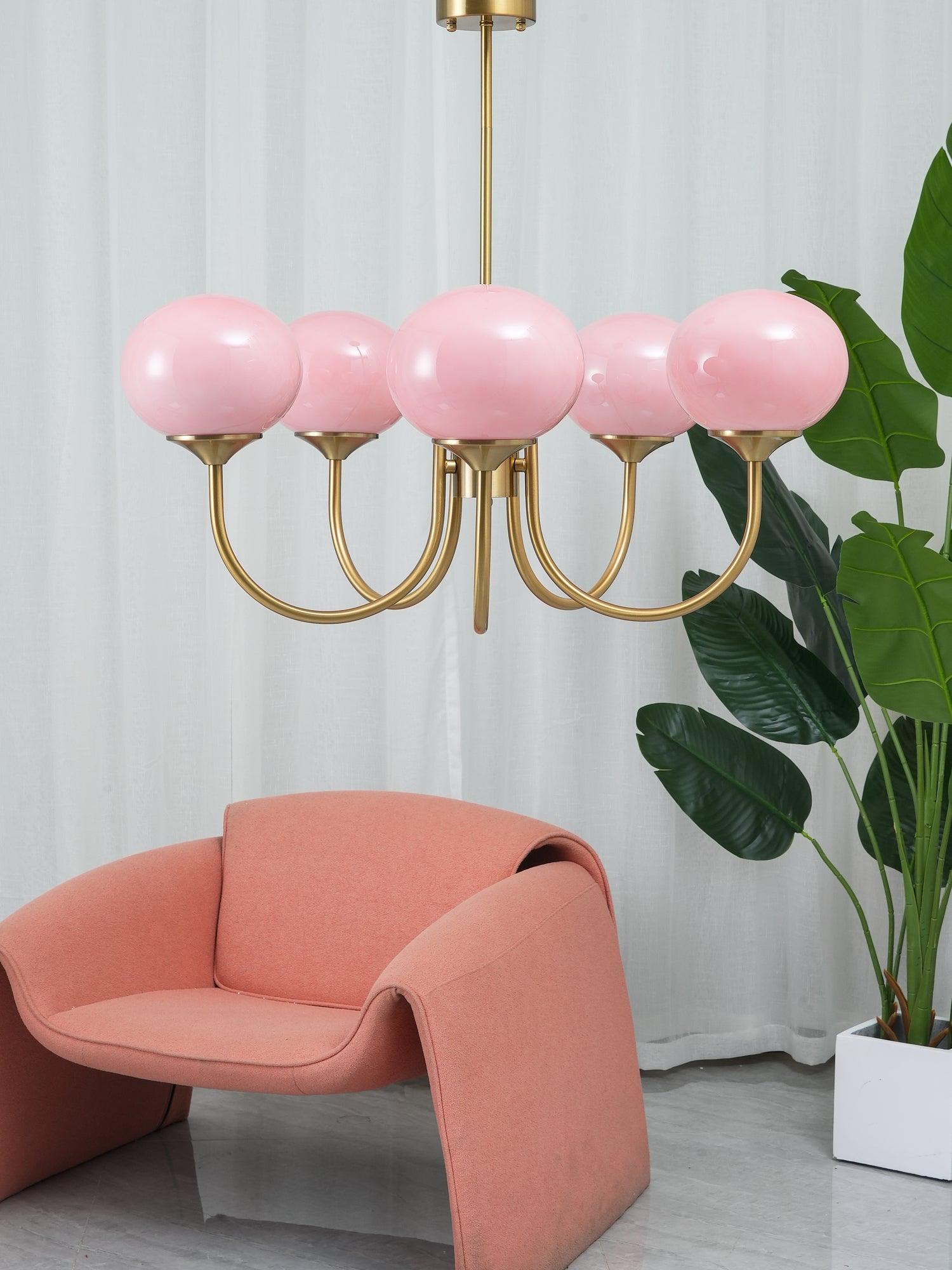 AuroraGlow - Marshmallow Chandelier
