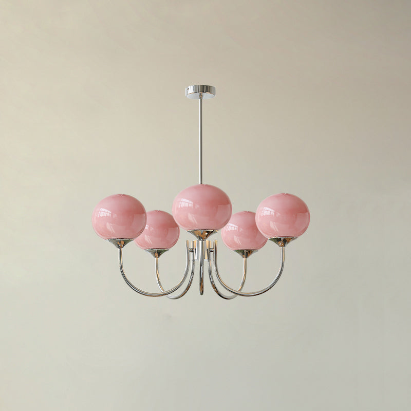 AuroraGlow - Marshmallow Chandelier