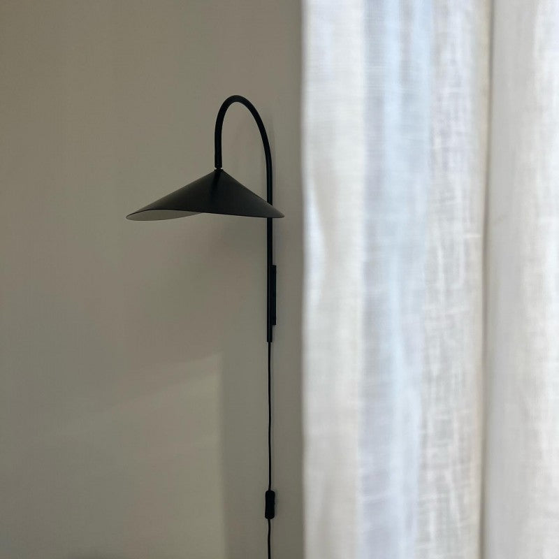 Modern Iron Petal Style Wall Sconce - Semi-Circle Up/Down Light