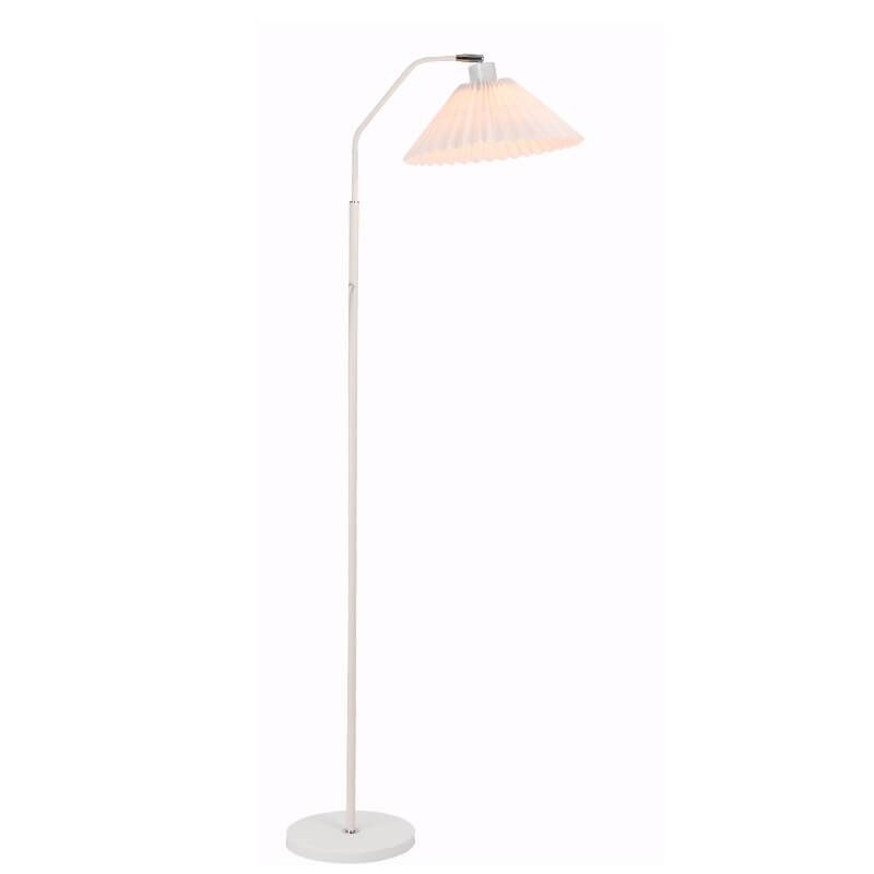 Modern Pleated Fabric Floor Lamp | Minimalist Standing Light for Bedroom & Living Room