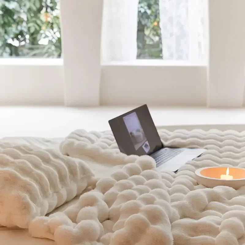 Luxury Rabbit Faux Fur Pillow Cover | Soft Plush Throw Cushion Cover