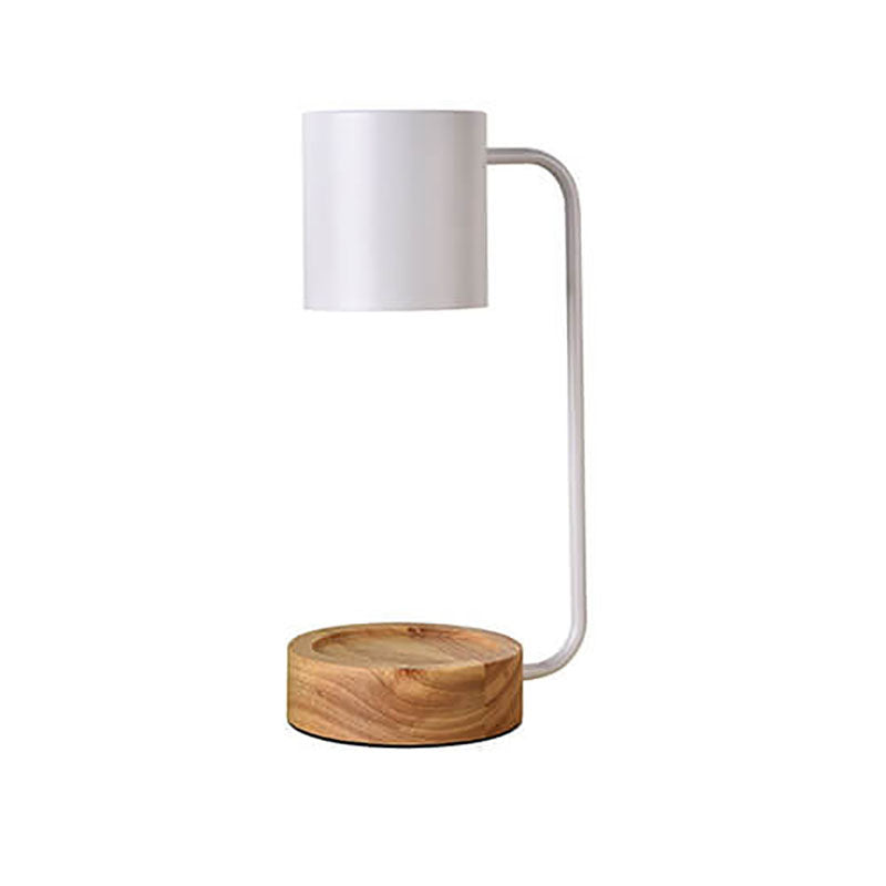 Japanese Wooden Table Lamp | Minimalist Dimmable Wax Melt Lamp